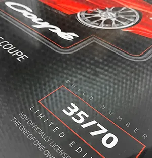 HSV VZ SIGNATURE COUPE Build Number