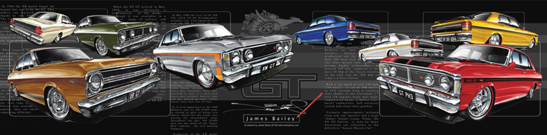 FORD GT FALCON XR XW XT XY