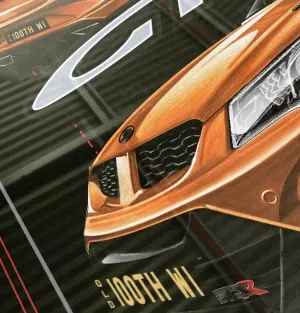 HSV VZ SV6000 artwork with Custom Plates