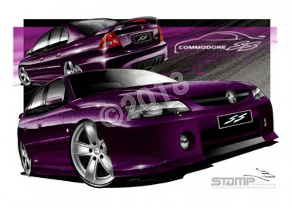 Holden Commodore VY VY SS COZMO A3 FRAMED PRINT (HC24)