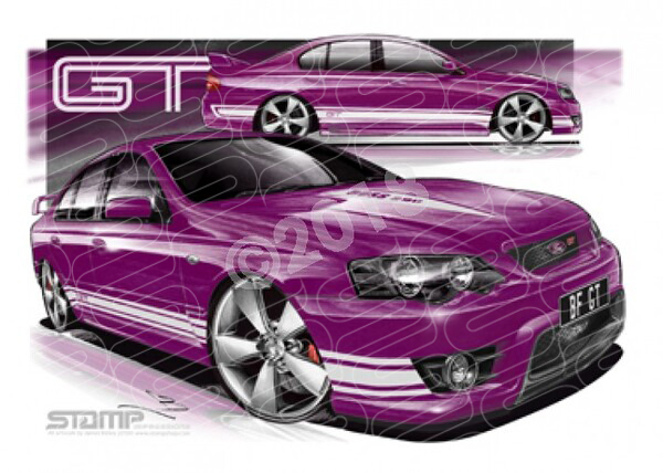 FPV BF GT BF GT MENACE WHITE STRIPES A3 FRAMED PRINT (FV026J)