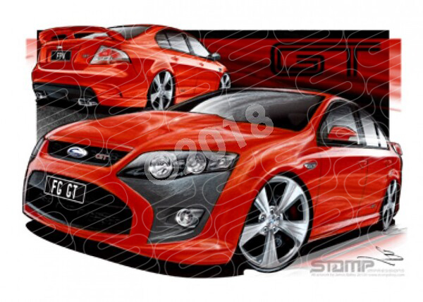 FPV FG GT FG GT VIXEN A3 FRAMED PRINT (FV077X)