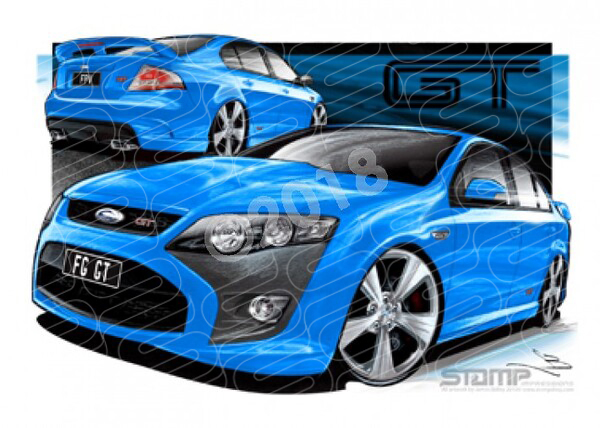 FPV FG GT FG GT NITRO A3 FRAMED PRINT (FV082X)