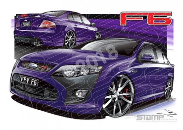 FPV FG F6 FG F6 VIPER A3 FRAMED PRINT (FV208B)