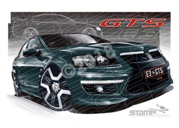 HSV Gts E3 E3 GTS KARMA A3 FRAMED PRINT (V264)