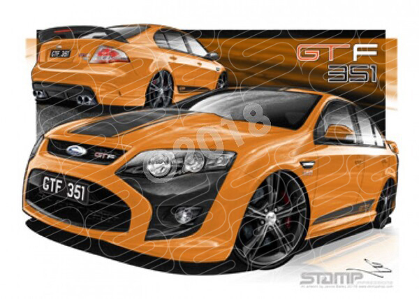 FPV FG GTF 351 GTF FG OCTANE A3 FRAMED PRINT (FV353)