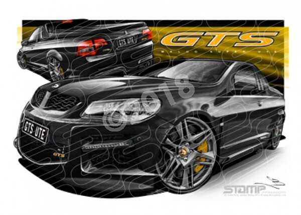 HSV MALOO F SERIES GTS PHANTOM A3 FRAMED PRINT (V500)