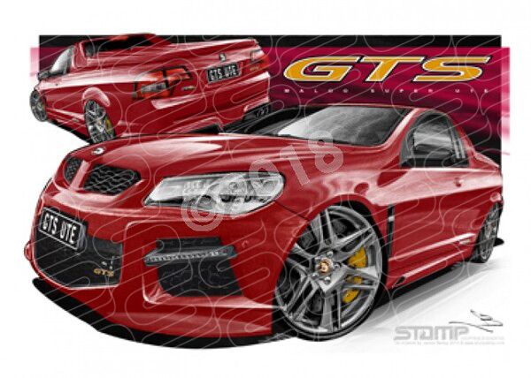 HSV MALOO F SERIES GTS SOME LIKE IT HOT A3 FRAMED PRINT (V504)