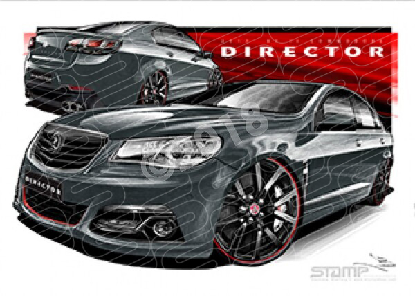 Holden Commodore VF II Director HC921 VFII DIRECTOR SON OF A GUN A3 FRAMED PRINT (HC921)