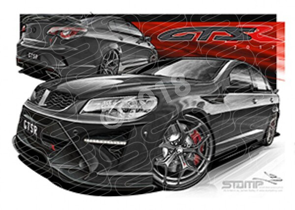 HSV GTSR V457 GTSR SON OF A GUN A3 FRAMED PRINT (V457)