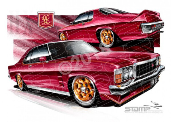 Holden Monaro HX HXLE A3 FRAMED PRINT (HC149)