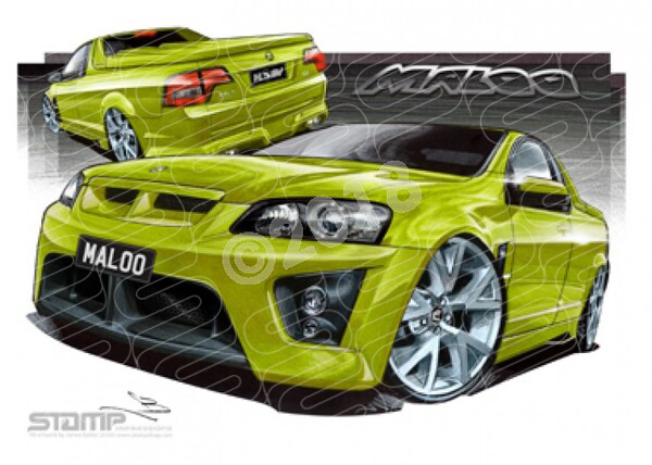 HSV Maloo VE MALOO UTE CRUNCH A3 FRAMED PRINT (V132)