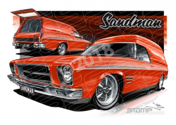 HOLDEN SANDMAN HQ PANEL VAN SALMANCA A1 FRAMED PRINT (HC406)