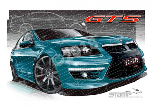HSV Gts E3 E3 GTS SV CHLOROPHYL A1 FRAMED PRINT (V255G)