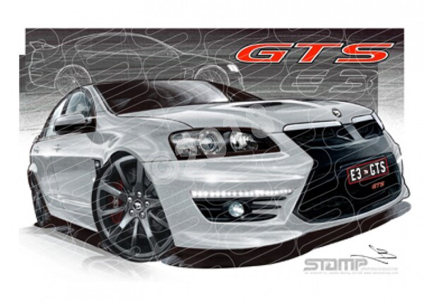 HSV Gts E3 E3 GTS SV NITRATE A1 FRAMED PRINT (V256G)