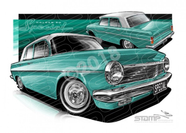 Classic EH EH SPECIAL GIPPSLAND GREEN A1 FRAMED PRINT (HC644)