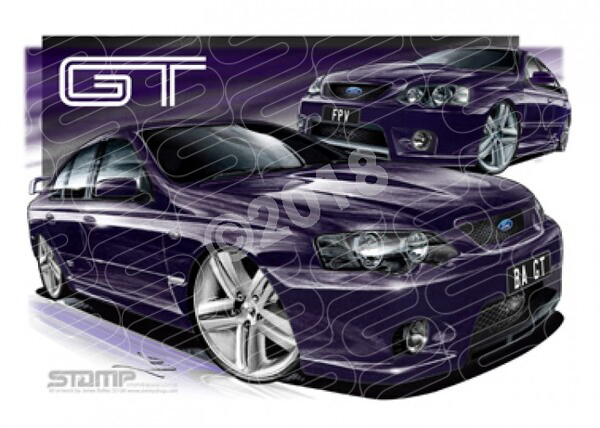 FPV BA GT BA GT VIBE A1 FRAMED PRINT (FV005PX)