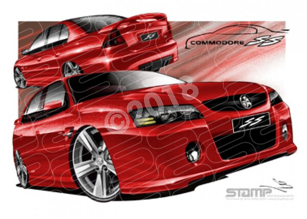 Commodore VZ VZ SS RED HOT A1 FRAMED PRINT (HC103)