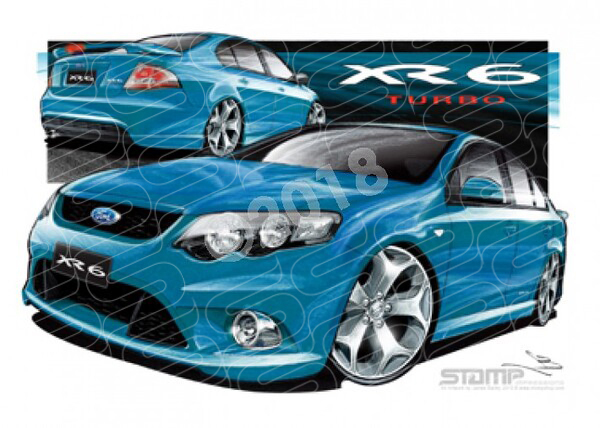 XR6 FG XR6 FG FALCON XR6 TURBO NITRO A2 FRAMED PRINT (FT195)
