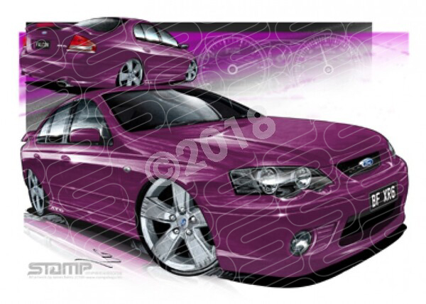 XR6 BF XR6 BF XR6 MENACE A2 FRAMED PRINT (FT228N)