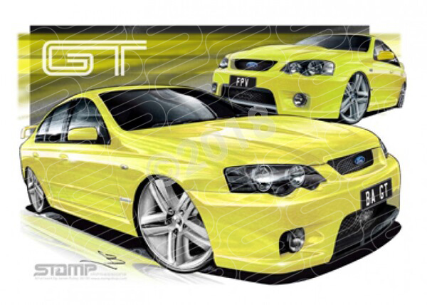 FPV BA GT BA GT CITRIC ACID A2 FRAMED PRINT (FV005KX)