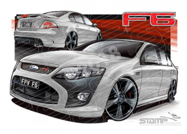 FPV FG F6 FG F6 LIGHTNING STRIKE A2 FRAMED PRINT (FV202)