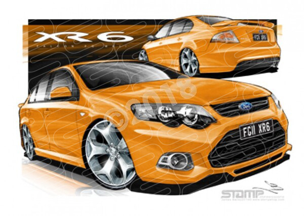 XR6 FG MK II XR6 FG II XR6 TURBO OCTANE A2 FRAMED PRINT (FT403N)