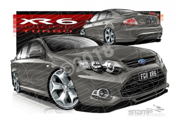 XR6 FG MK II XR6 FG II XR6 TURBO PETROLEUM A2 FRAMED PRINT (FT407)