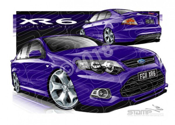 XR6 FG MK II XR6 FG II XR6 VIPER A2 FRAMED PRINT (FT410N)