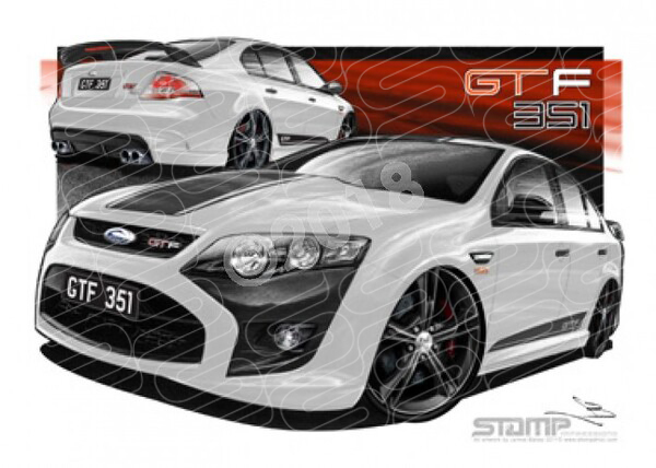 FPV FG GTF 351 GTF FG WINTER WHITE A2 FRAMED PRINT (FV345)