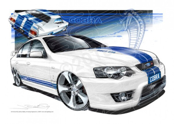 FPV BF GT BF GT COBRA A2 FRAMED PRINT (FV049)