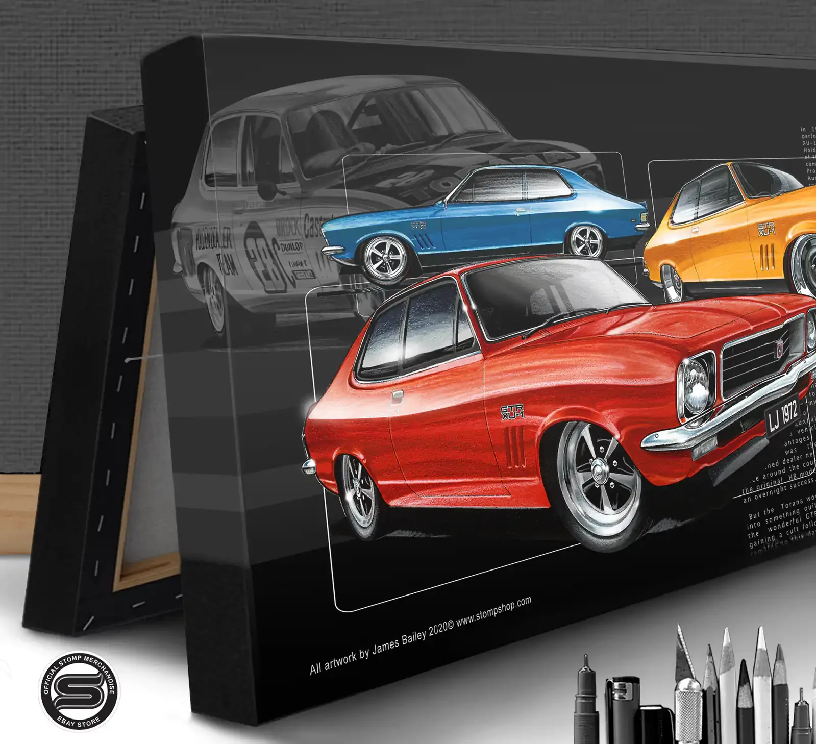 HOLDEN TORANA LJ XU1 GTR A9X SLR 5000 CANVAS