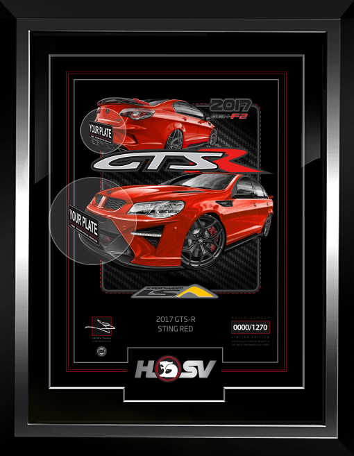 HSV GEN-F2 / VF GTSR [STING RED] OFFICIAL CAR ART