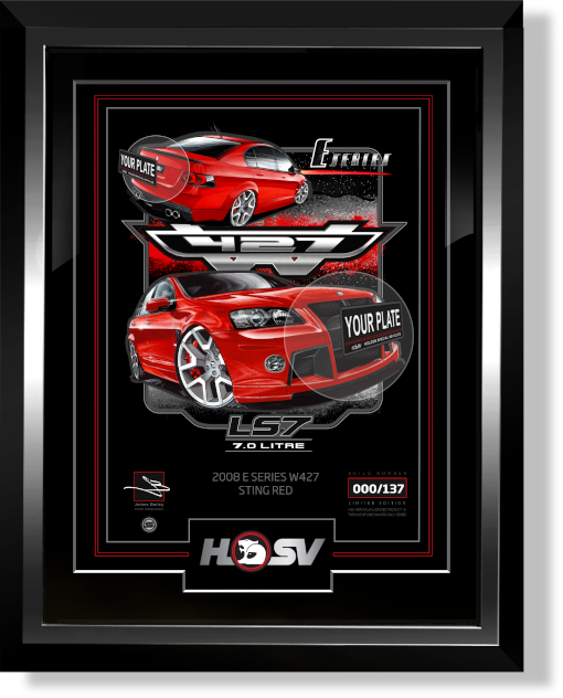 HSV E Series W427 [STING RED] OFFICIAL CAR ART
