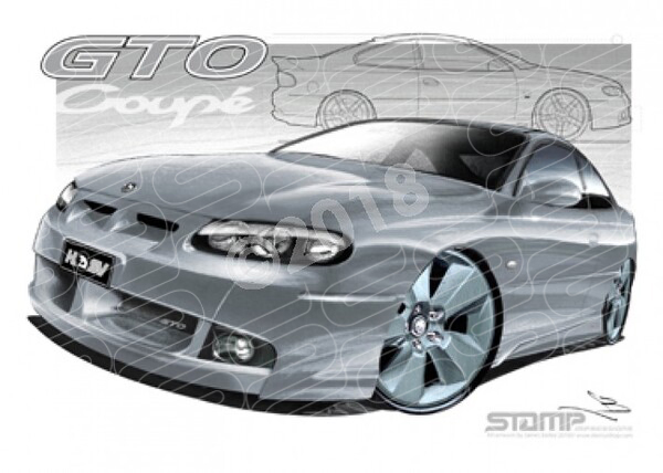 HSV Coupe GTO LE QUICKSILVER A1 STRETCHED CANVAS (V163)