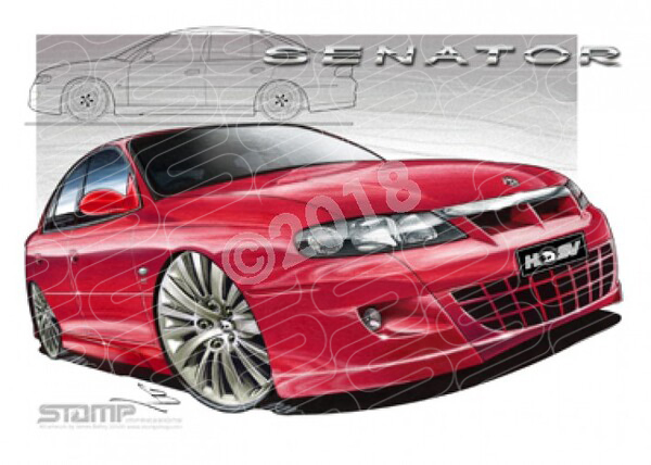 HSV Senator VX VX SENATOR SHANGI MICA A1 STRETCHED CANVAS (V055)