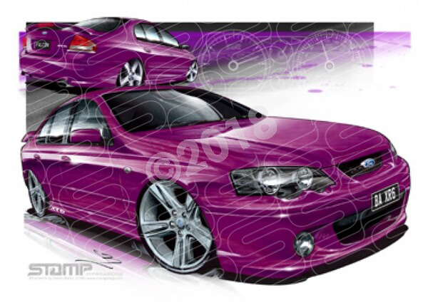 FORD BA XR6 MENCACE A1 STRETCHED CANVAS (FT151N)