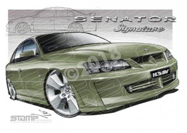 HSV Senator VY VY SENATOR MARTINI A1 STRETCHED CANVAS (V070)