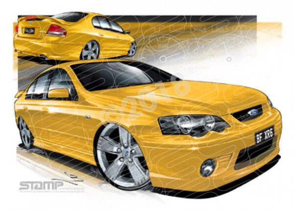 XR6 BF XR6 BF XR6 TURBO RAPID A1 STRETCHED CANVAS (FT234)