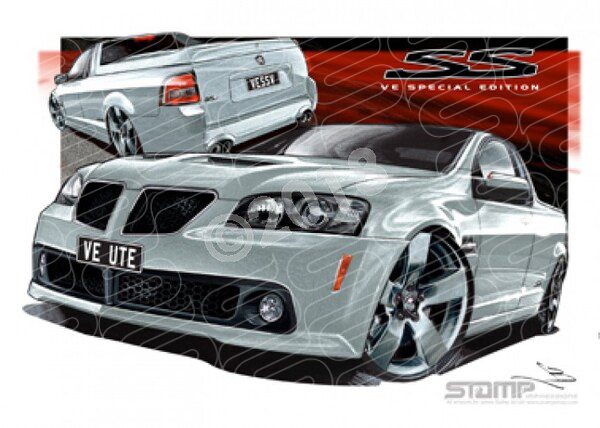 Ute VE G8 VE SPECIAL G8 SSV UTE IGNITION A1 STRETCHED CANVAS (HC376)
