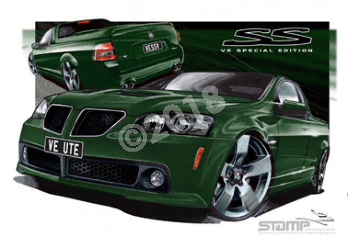 HOLDEN VE SPECIAL G8 SSV UTE POISON IVY A1 STRETCHED CANVAS (HC377)