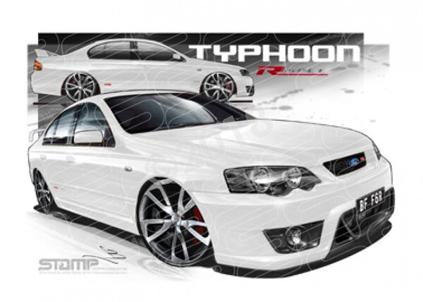 FPV BF F6 BFII F6 TYPHOON R SPEC WINTER WHITE A1 STRETCHED CANVAS (FV100)