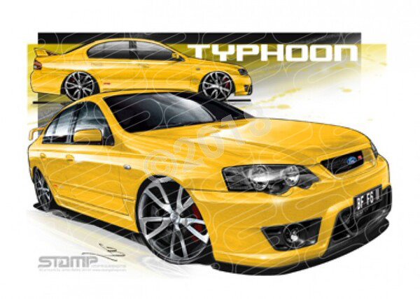 FPV BF F6 BFII F6 TYPHOON RAPID A1 STRETCHED CANVAS (FV105)