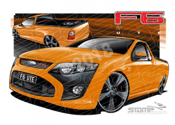 FPV UTES FG F6 UTE OCTANE A1 STRETCHED CANVAS (FV507)