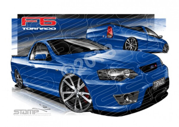 FPV UTES BF BF TORNADO CONQUER BLUE A1 STRETCHED CANVAS (FV269T)