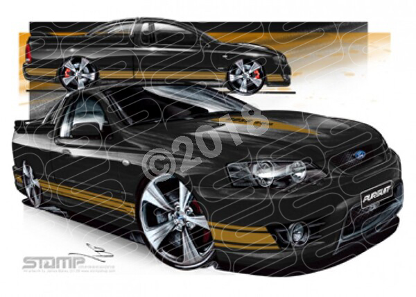 FPV UTES BF BF PURSUIT SILHOUETTE A1 STRETCHED CANVAS (FV527)