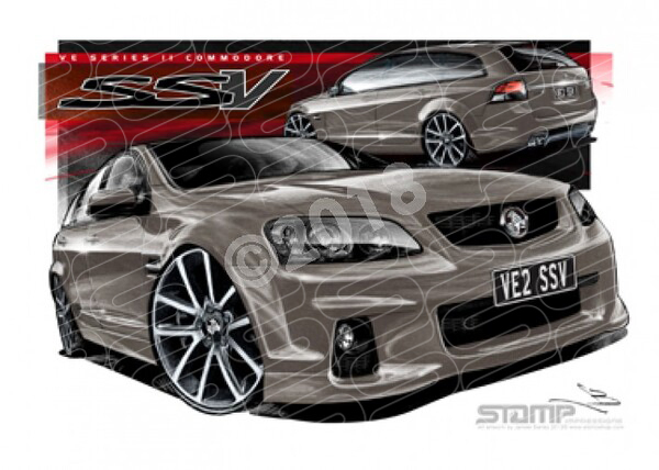 HOLDEN VE II SSV COMMODORE WAGON ALTO A1 STRETCHED CANVAS (HC603)
