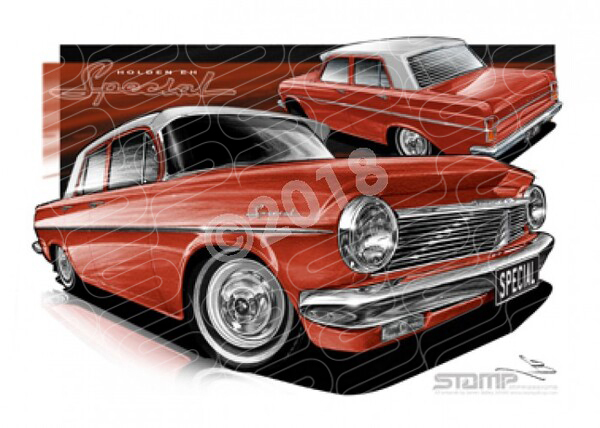 Classic EH EH SPECIAL WINTON RED A1 STRETCHED CANVAS (HC624)