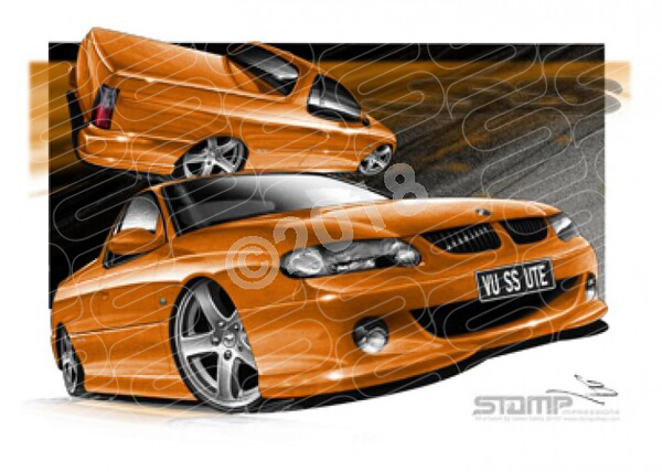 HOLDEN VU SS UTE TIGER MICA A1 STRETCHED CANVAS (HC12C)