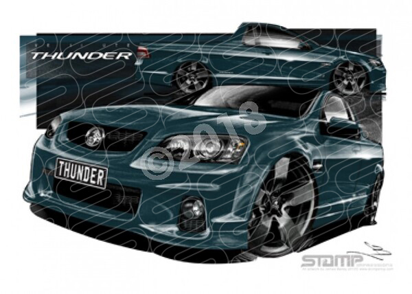 HOLDEN UTE VE II SS THUNDER KARMA A1 STRETCHED CANVAS (HC586)